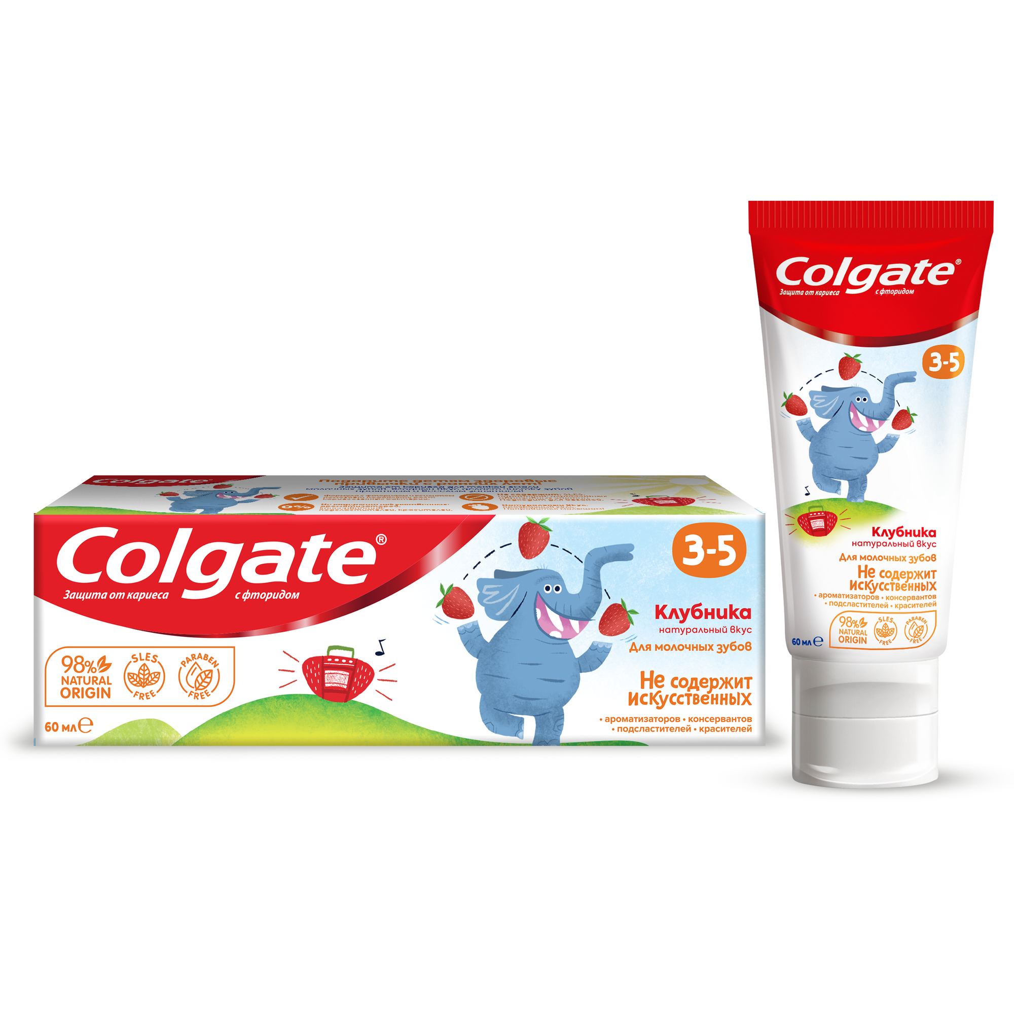 Uşaq Diş Məcunu Colgate 3-5 Yaş Çiyələk 60 ml